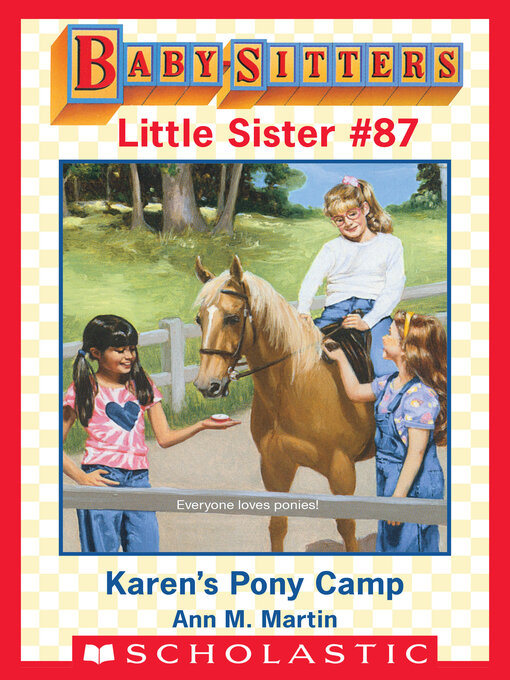 Title details for Karen's Pony Camp by Ann M. Martin - Wait list